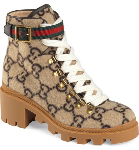 gucci platform booties|gucci monogram boots price.